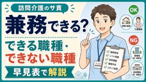 訪問介護のサ責は兼務できる?できる職種・できない職種を解説