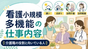 看護小規模多機能の仕事内容と介護職の役割