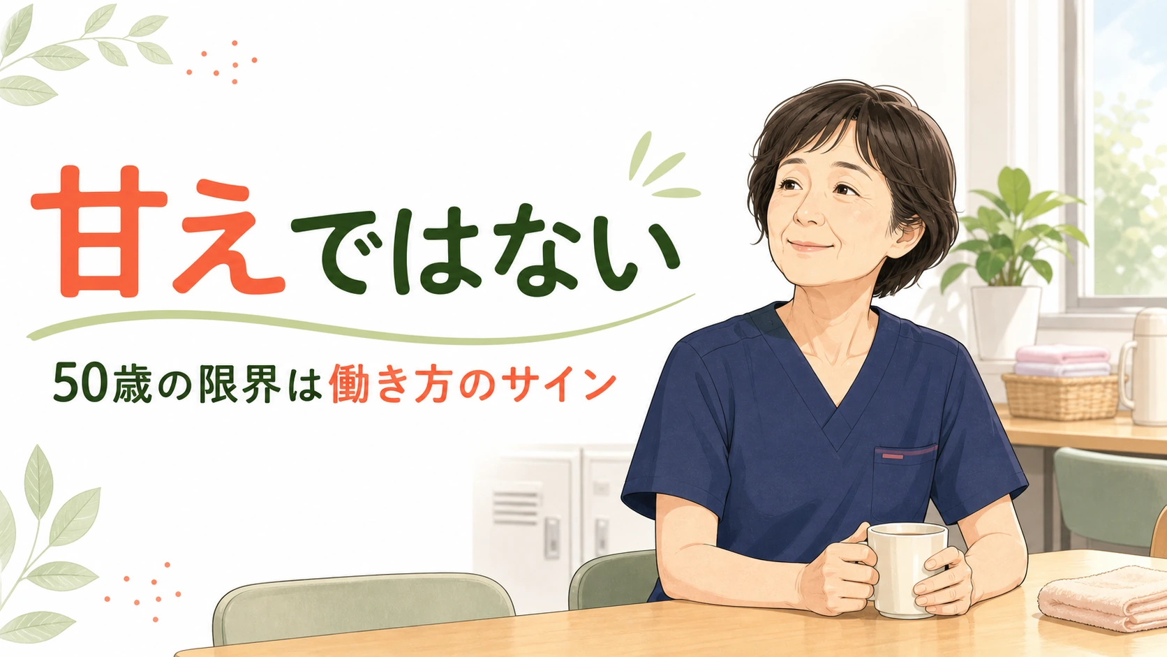 50歳で介護職を辞めたいのは甘えではない理由