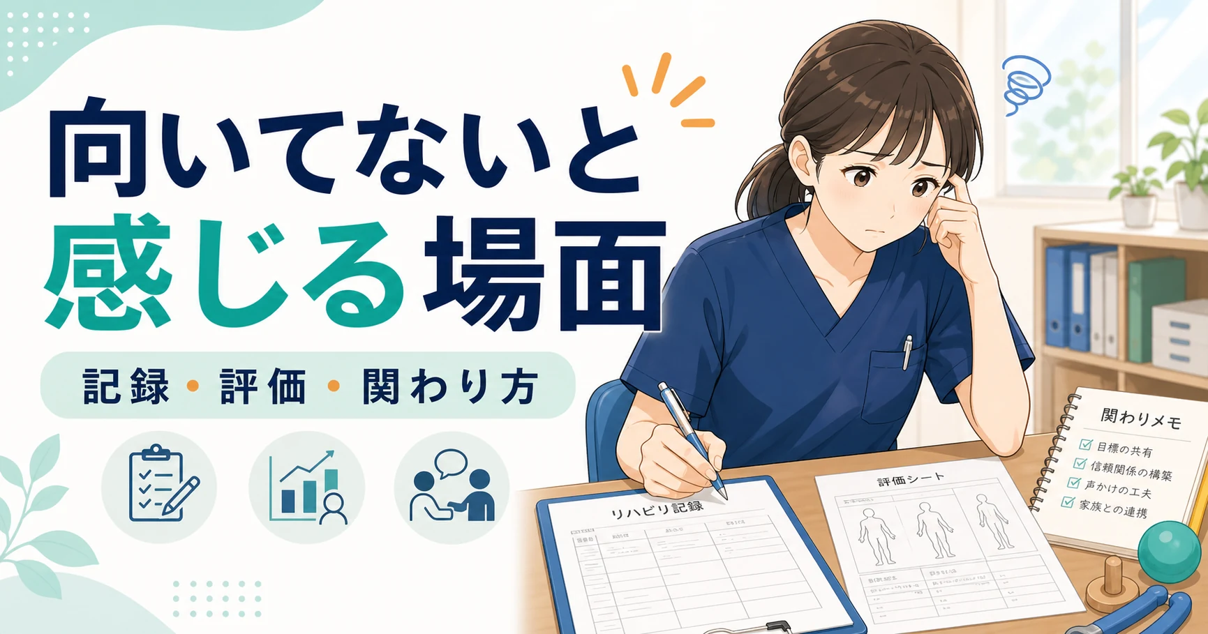作業療法士に向いてないと感じやすい場面