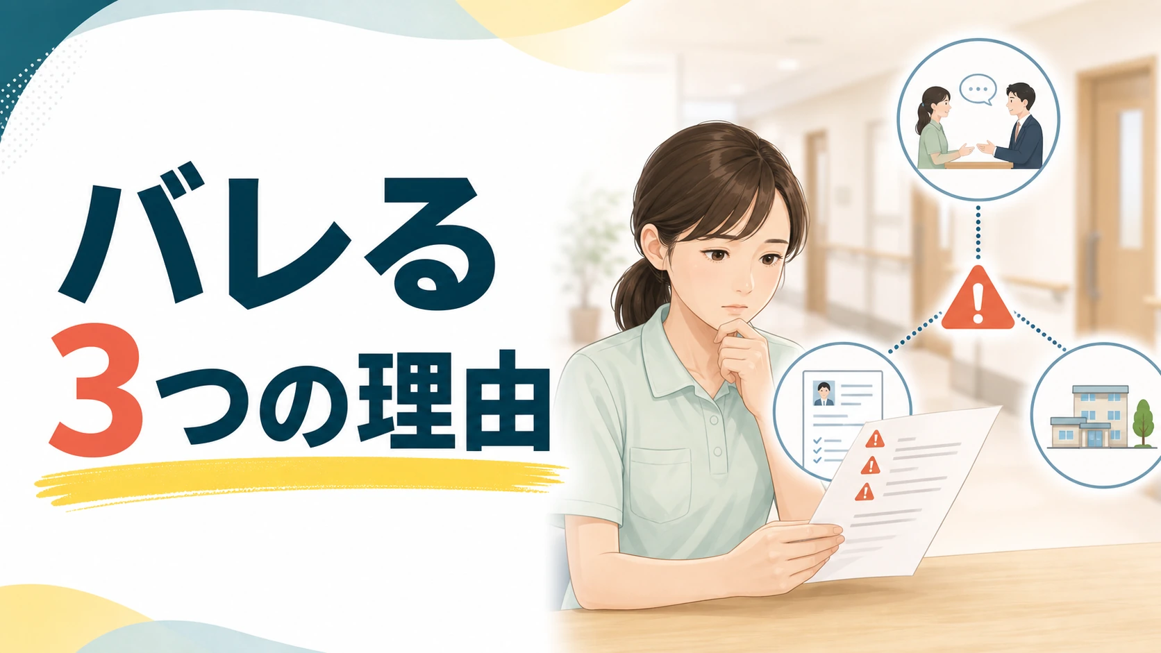 介護職の退職理由で嘘がバレる3つの理由