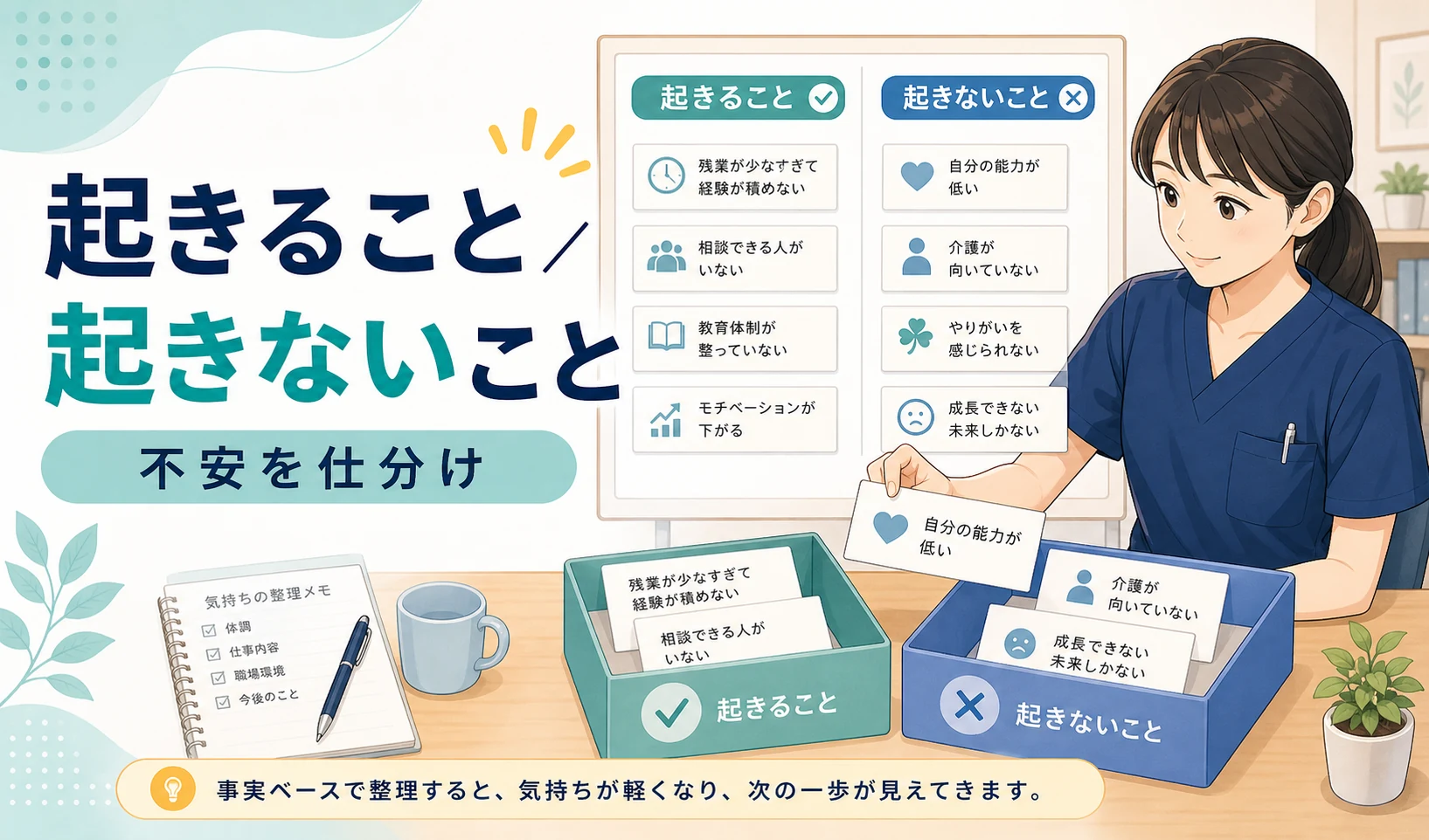 楽すぎる介護職場で起きることと起きないことの整理