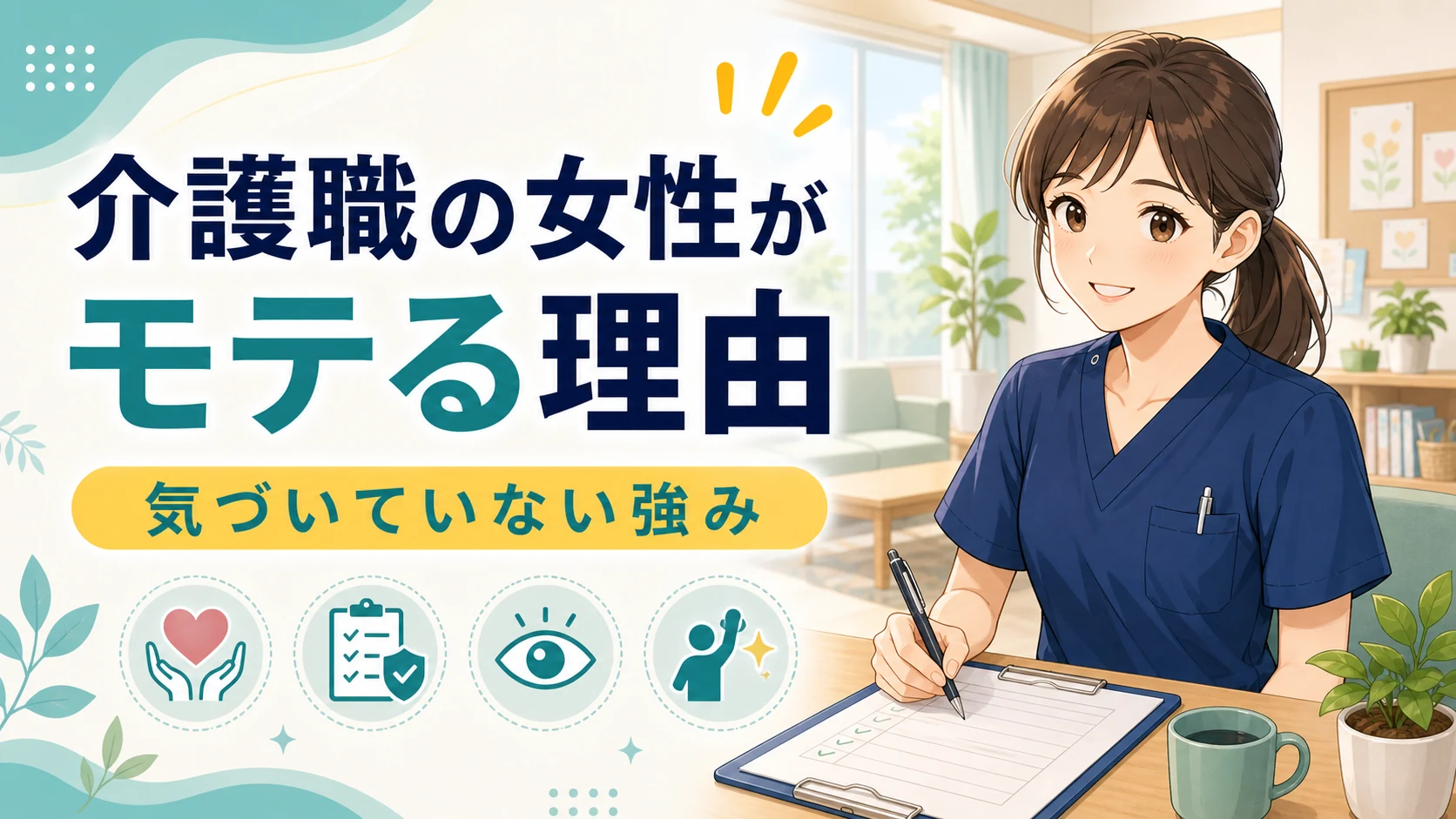 介護職の女性がモテる理由と気づいていない強み