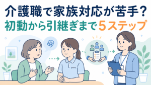 介護職で家族対応が苦手?初動から引継ぎまで5ステップ
