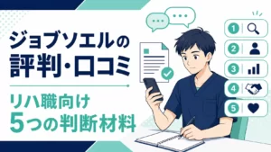 ジョブソエルの評判・口コミは?元PTがリハ職向け5項目を検証