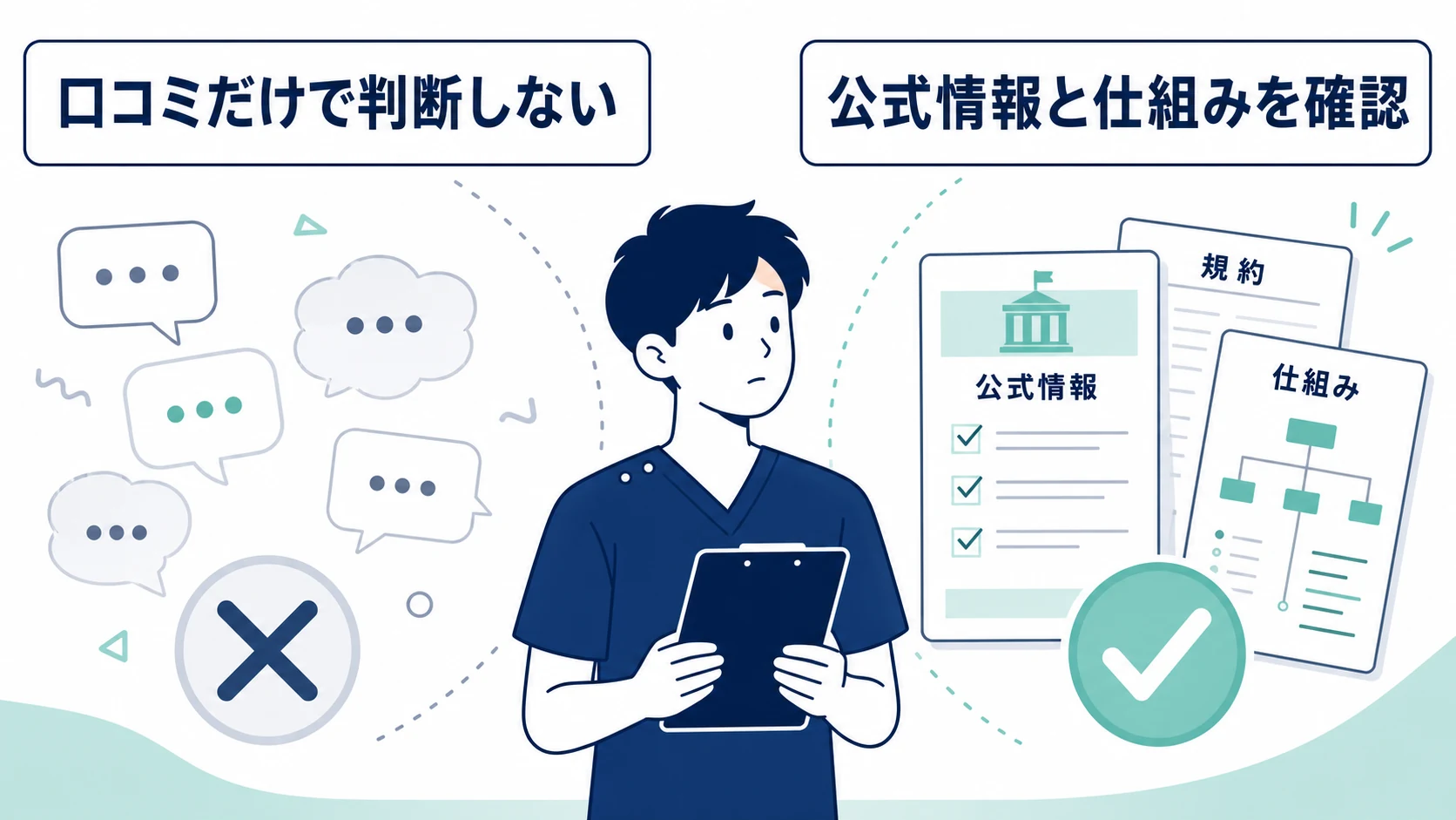 ジョブソエルの口コミと公式情報を分けて評判を判断するリハ職