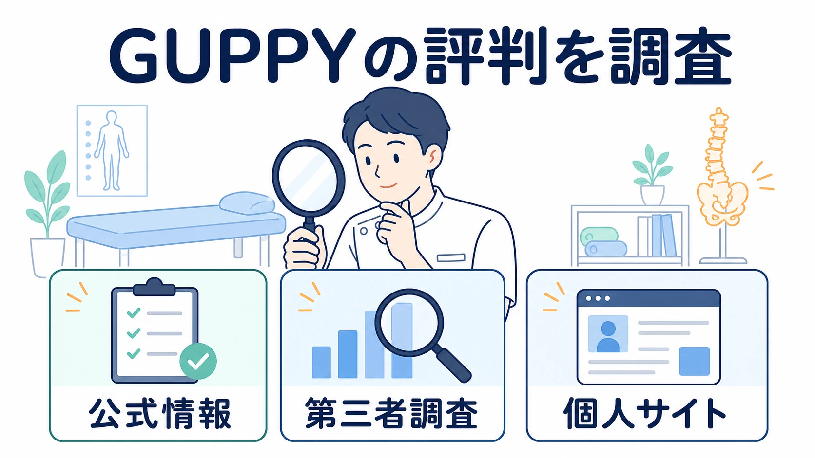 GUPPYの評判を公式情報と第三者調査と個人サイトに分けて確認